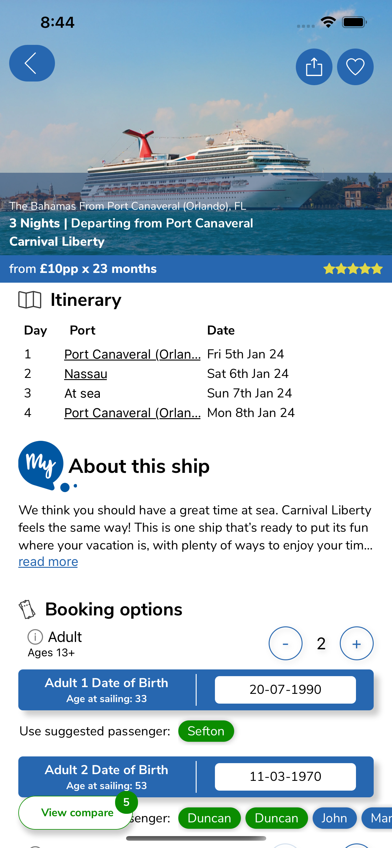 my cruise download
